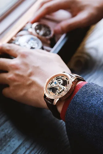 Vista 3 de Relojes de cuero de esqueleto para hombre, vestido de lujo automático, mecánico, automático, impermeable, luminoso, relojes de pulsera
