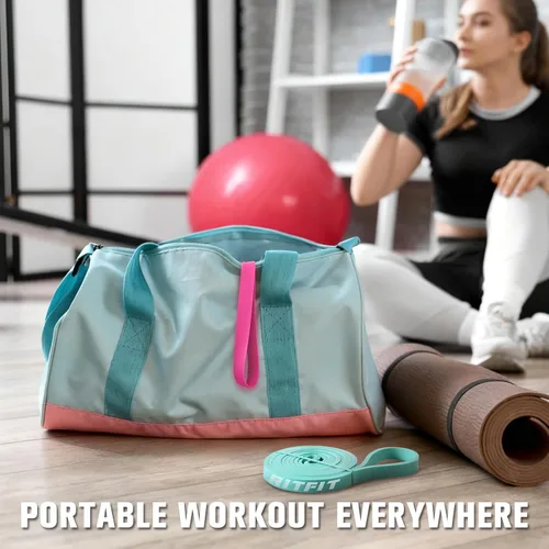 Vista 8 de RitFit Pull Up Assist Band - Premium Resistance Band for Pull Up Assistance, Resistance Training, Body Stretching, Powerlifting, Mobility Training