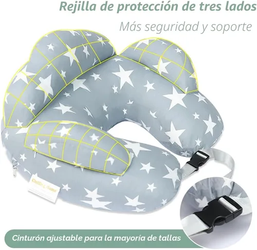 Vista 3 de Chilling Home Almohada de lactancia para lactancia, almohada de lactancia ajustable, almohada de lactancia materna, alimentación con biberón