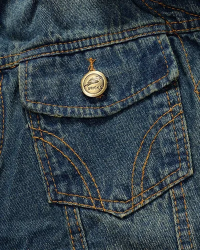 Vista 5 de Chaleco de mezclilla sin mangas para hombre, casual, ajustado, rasgado, clásico, con botones