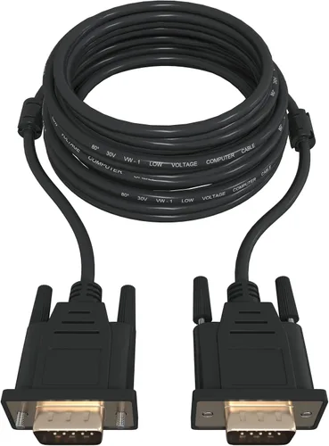 Vista 4 de TP606 - Cable VGA de 30 pies - Cable de computadora/monitor/proyector/PC/TV de 15 pines, cable de video de 30 pies de largo 30 feet long video
