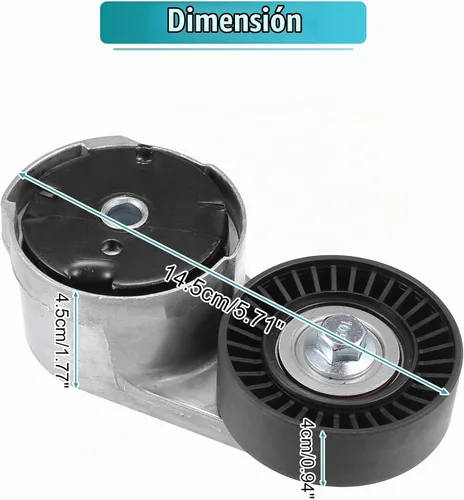 Vista 7 de X AUTOHAUX Conjunto automático de polea tensor de correa para Dodge Charger Journey para Ram 1500 C/V para Jeep para Chrysler 200 300 para VW NO.