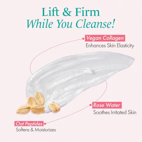 Vista 4 de It'S SKIN Peptide Collagen Cleansing Foam 5.07 fl oz Limpiador facial hidratante y refuerzo de colágeno Limpiador facial suave para pieles