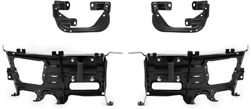 Vista 8 de KUAFU Soporte de parachoques delantero y luz antiniebla compatible con Dodge Ram 1500 2009-2012, soporte de montaje de parachoques, repuesto