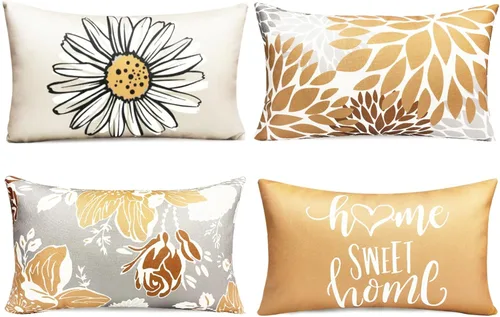 Vista 32 de Juego de 4 fundas de almohada decorativas de 16 x 16 pulgadas, color azul aguamarina, fundas de almohada para sofá, cama, sala de estar, fundas