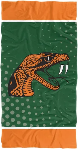 Vista 121 de LOGOVISION Manta Abilene Christian University, 30x60 Logo Dots CottonFront/PolyBackBeachTowel