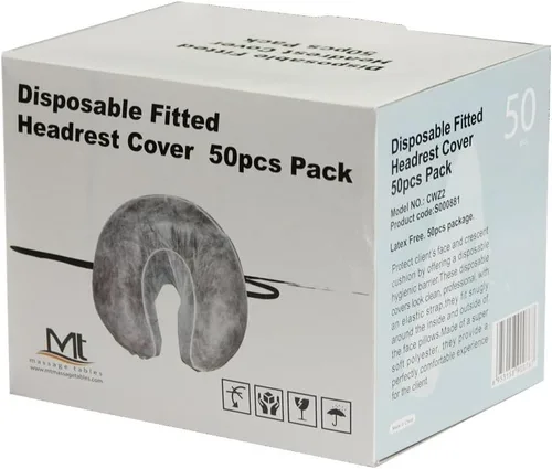 Vista 3 de Master Massage Funda para reposacabezas suave y desechable para mesa de masaje, cojín facial, 50