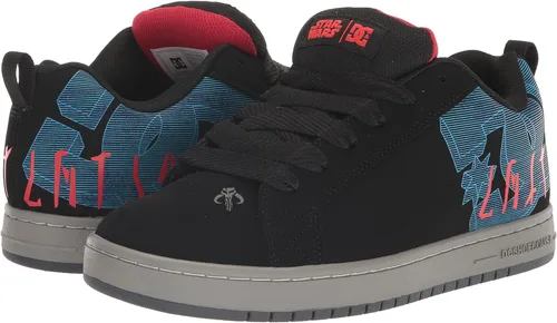 Vista 7 de DC X Star Wars - Tenis de skate para hombre, NegroGris (Court Graffik)