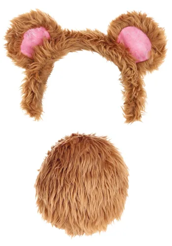 Vista 6 de Kit de Disfraz de Oso Pardo para Adultos Multicolor