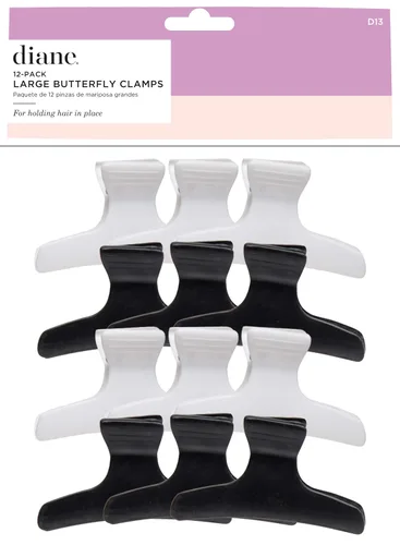 Vista 7 de Diane Frosty Butterfly Clips de colores surtidos, pequeños, 2.25