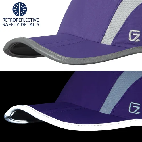 Vista 5 de GADIEMKENSD Sombrero reflectante plegable para exteriores, diseño sin estructura, protección solar UPF 50+, sombreros deportivos para mujeres