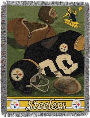 Vista 70 de Northwest NFL Woven Tapestry Wall Hanging, 48 x 60 Inches, Officially Licensed, Decorative Fringes