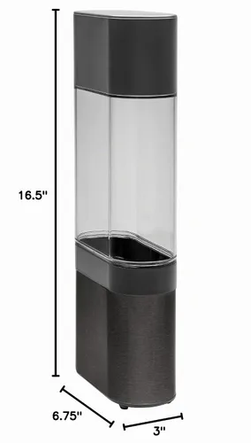 Vista 8 de GE Profile P4AAKAS Opal 2.0 Nugget - Máquina de hielo con tanque lateral, acero inoxidable negro