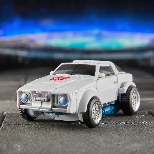 Vista 8 de Transformers Age of the Primes Autobot Tailgate, Deluxe Class 5.25 pulgadas, figura de acción de conversión de robot, juguetes robot para mayores