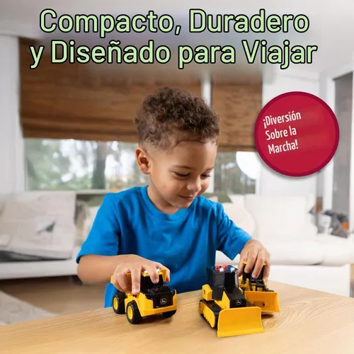Vista 5 de John Deere Juego de 3 luces realistas y sonido de 5 pulgadas de vehículos de construcción agrícola