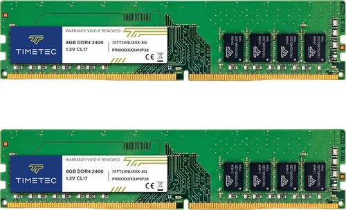 Vista 9 de Timetec 8 GB DDR4 2400 MHz PC4-19200 sin ECC sin búfer 1.2 V CL17 1Rx8 de rango único 288 pines UDIMM módulo de memoria RAM de actualización para PC