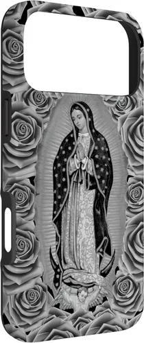 Vista 55 de Funda para iPhone 11 Nuestra Señora Virgen De Guadalupe Virgen María Floral