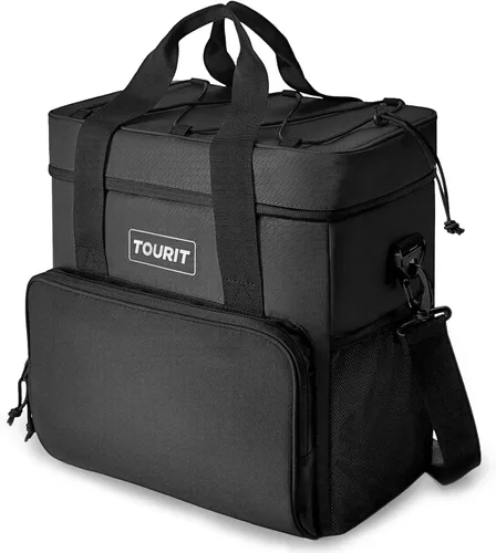 Vista 11 de TOURIT Bolsa de enfriador suave pequeña aislada, bolsa de enfriador de almuerzo de 24/35/46 latas, caja de hielo, enfriadores portátiles y a prueba