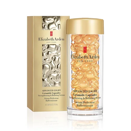 Vista 13 de Elizabeth Arden SUERO FORTALECIMIENTO Y REFINADOR DE CÁPSULAS DE CERAMIDA LUZ AVANZADAS