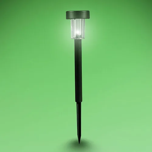 Vista 5 de MECCANIXITY Estacas de plástico para el suelo de 8.5 pulgadas con poste de extensión de repuesto para lámparas solares de antorcha de camino