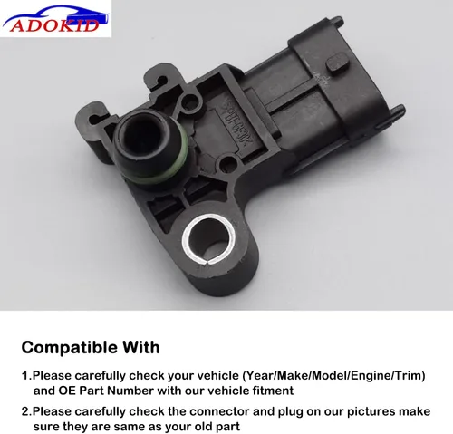 Vista 7 de Sensor MAP de presión absoluta del colector compatible con Chevy Aveo Camaro Express Impala Silverado Cruze GMC Canyon Sierra Savana 1500 HHR Buick
