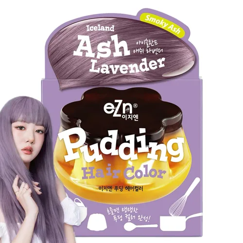 Vista 12 de eZn Tinte para el cabello con pudín (beige ceniza) - Tinte coreano