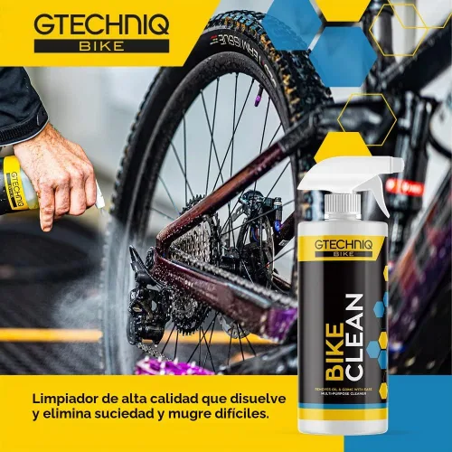 Vista 2 de Gtechniq Spray limpiador de bicicletas, 34 onzas líquidas Disuelve y descompone la suciedad, la suciedad y el aceite, fórmula amigable