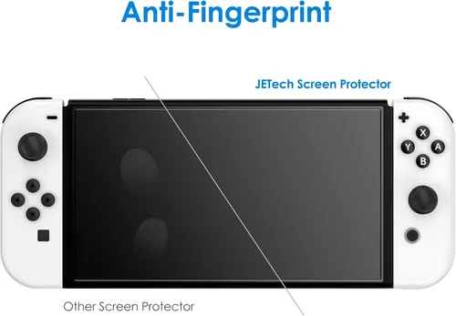 Vista 7 de JETech Screen Protector Compatible with Nintendo Switch (OLED Model) 7-Inch 2021 Release, Tempered Glass Film, 2-Pack