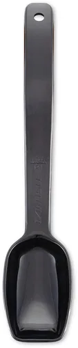 Vista 2 de Carlisle FoodService Products Cuchara sólida de plástico, 9 pulgadas, color negro (paquete de 2)