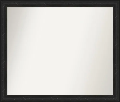 Vista 305 de Amanti Art Espejo personalizado, gran espejo de baño estrecho, espejo de pared o espejo de tocador de baño sobre el fregadero (24 x 24 pulgadas)
