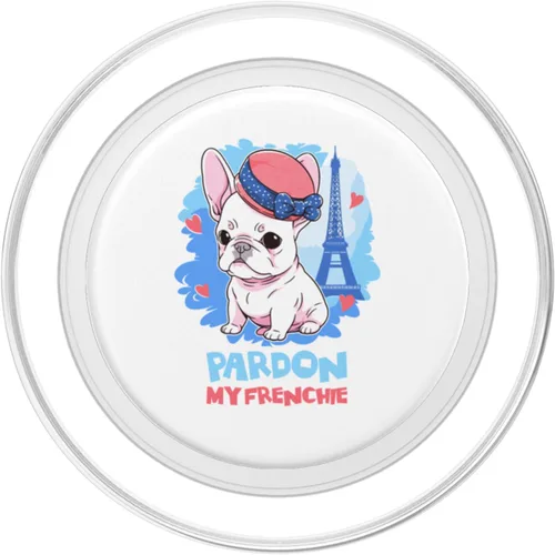 Vista 2 de Pardon My Frenchie - Divertido perro toro francés anime, PopSockets MagSafe PopGrip para iPhone