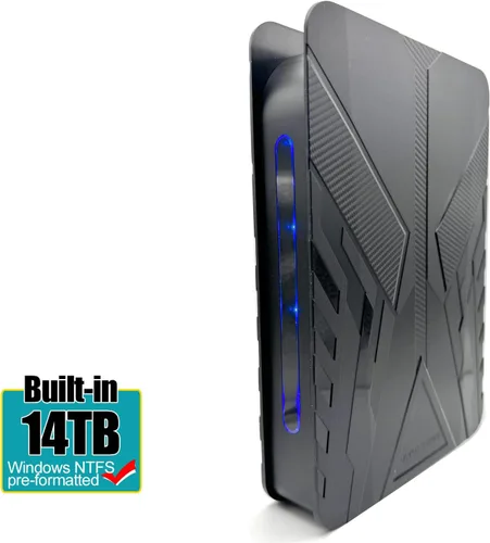 Vista 2 de Avolusion PRO-T8 Series - Disco duro externo USB 3.0 de 14 TB para PC de sobremesa WindowsOS (Negro)