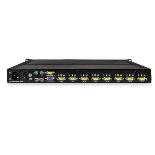 Vista 6 de StarTech Consola KVM LCD de 8 puertos de 1U y 17 pulgadas con cables de 6