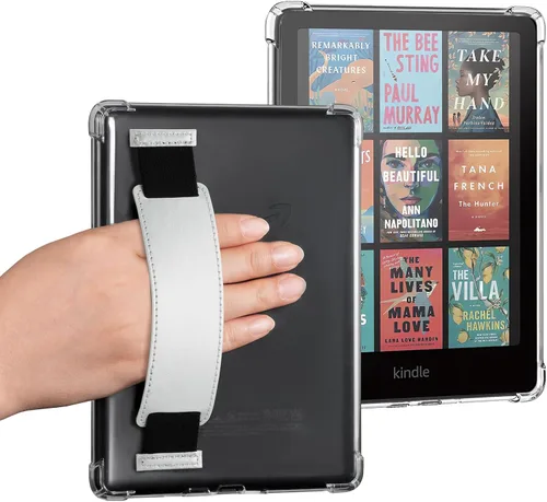 Vista 23 de iDLEHANDS Funda magnética transparente para Kindle Paperwhite de 7" de 12ª generación 2024 y Kindle Colorsoft - con AirBag compatible con iPhone