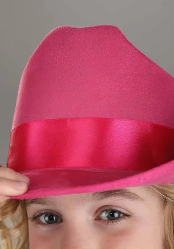 Vista 4 de Sombrero de Disfraz de Vaquera Rosa para Niñas Multicolor