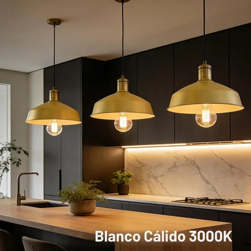 Vista 4 de Energetic - Bombilla LED Edison A19, regulable E26, equivalente a 60 W 3000K Blanco Cálido