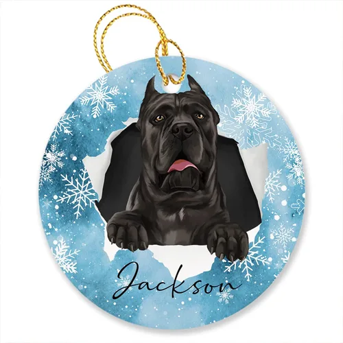 Vista 16 de Adornos de pastor australiano, regalos para Navidad, adorno de pastor australiano personalizado, adornos únicos de pastor australiano, vacaciones