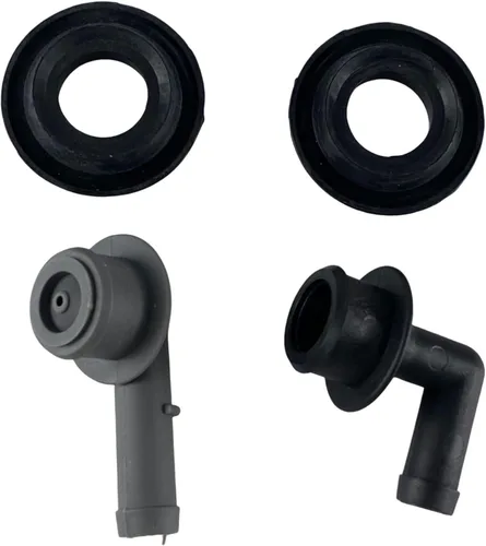Vista 2 de 53013360AA PCV CCV VÁLVULA DE VENTILACIÓN CODO Y OJILLAS PCV CCV 2x Válvula de ventilación codos y 2 ojales compatibles para Jeep Grand Cherokee