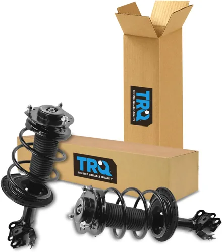 Vista 277 de TRQ - Conjunto de puntal delantero y resorte helicoidal (lados del conductor y del pasajero), para auto