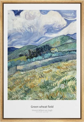 Vista 84 de SIGNWIN Lienzo enmarcado para pared, diseño de Vincent Van Gogh, un par de amantes, naturaleza, ilustraciones de área silvestre, bellas artes
