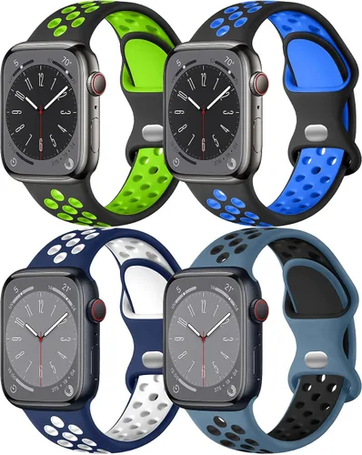 Vista 11 de Correa deportiva para correas de Apple Watch de 1.811 in 1.654 in 1.772 in 1.614 in 1.732 in 1.575 in 1.496 in Ultra/2 1.929 in para mujeres