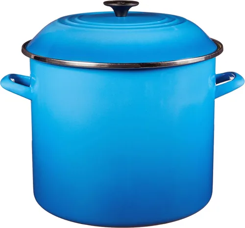 Vista 2 de Le Creuset - Olla esmaltada en acero, 16 cuartos de galón, Marsella Marseille