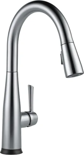 Vista 25 de Delta 9113TV-AR-DST Essa - Grifo de cocina, VoiceIQ, acero inoxidable ártico