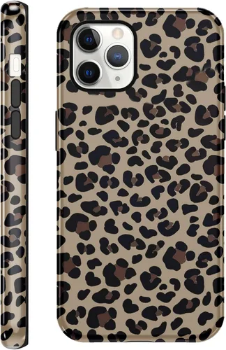 Vista 94 de Funda de teléfono con estampado de guepardo para iPhone 7/8/SE 2020/2022 de 4.7 pulgadas, funda de lujo con diseño de leopardo marrón coqueta a