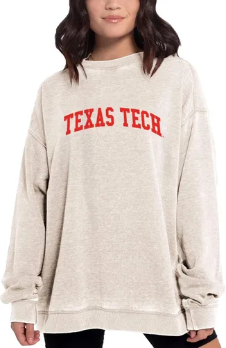 Vista 30 de chicka-d NCAA Burnout - Sudadera de forro polar para mujer