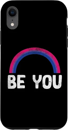 Vista 8 de Funda de regalo para iPhone 14 Pro You Be Rainbow Bisexual Pride VIntage Bi Flag LGBTQ