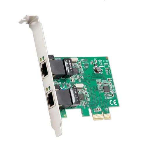Vista 11 de IO CREST Tarjeta Ethernet de 4 Puertos Gigabit M.2 Clave M+B SI-PEX24092
