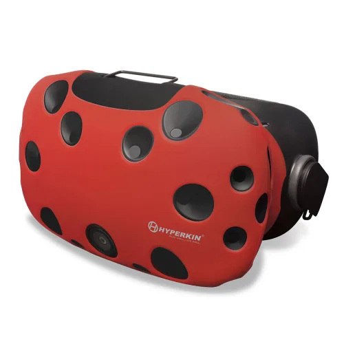 Vista 3 de Hyperkin GelShell Headset Silicone Skin for HTC Vive (Red)