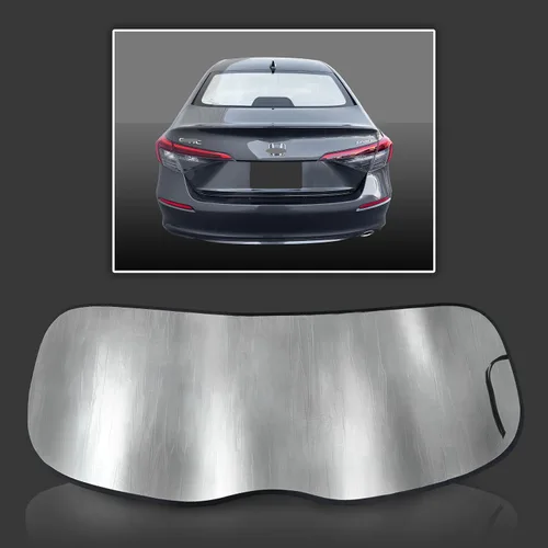 Vista 11 de Galaxy Auto Shield Parasoles de ventana lateral frontal de ajuste personalizado (2 piezas) para Honda Civic Sedan 2022, 2023, 2024 2025, parasol