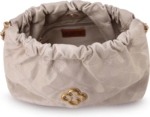 Vista 6 de Milan Chiva Bolso pequeño para mujer, bolso de mano con correa de cadena dorada